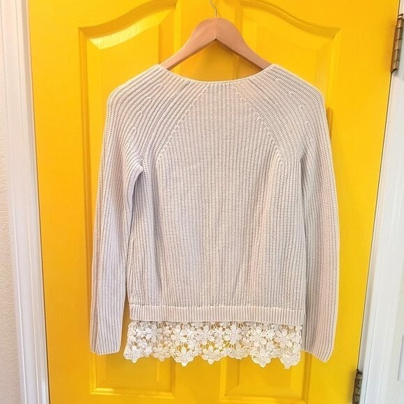 INC Ladies Sweater with Lace - Picture 7 of 12